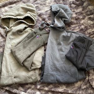 Set of two men’s champion hooded sweatshirts